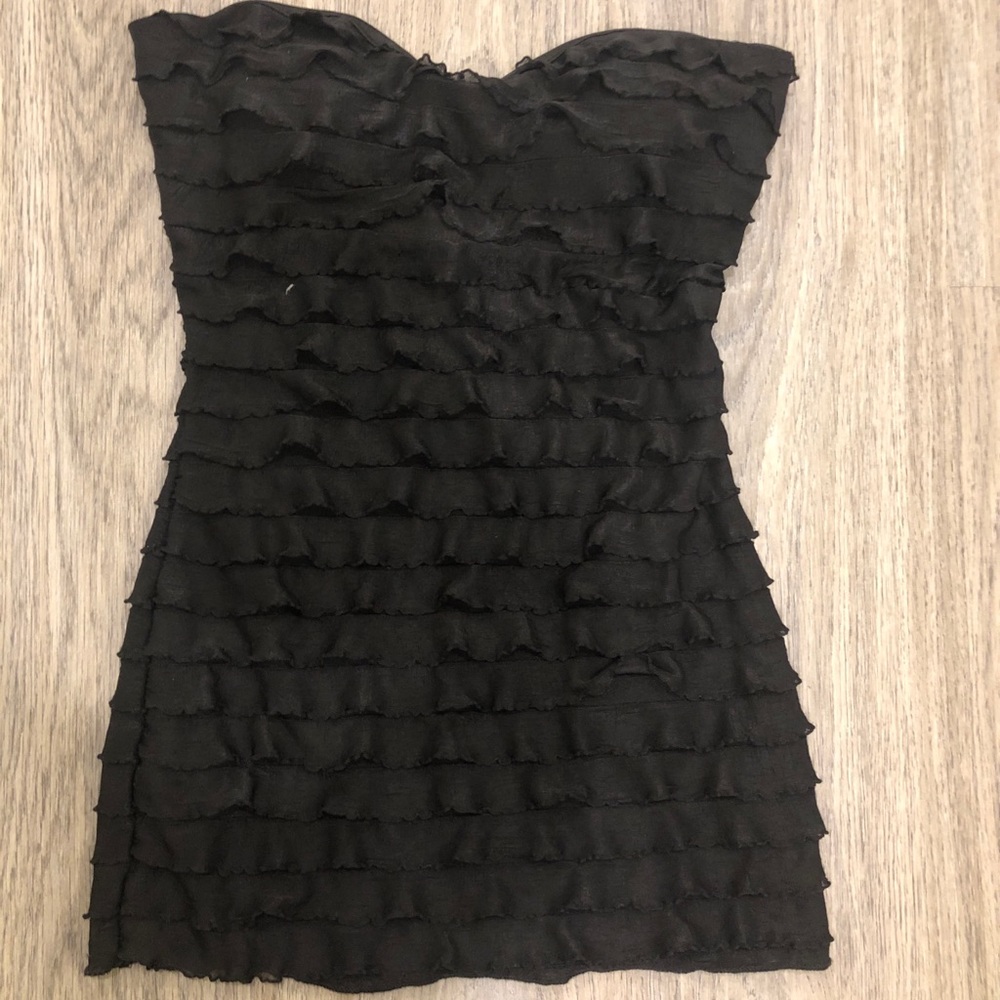Sweetheart Neck Ruffle Top